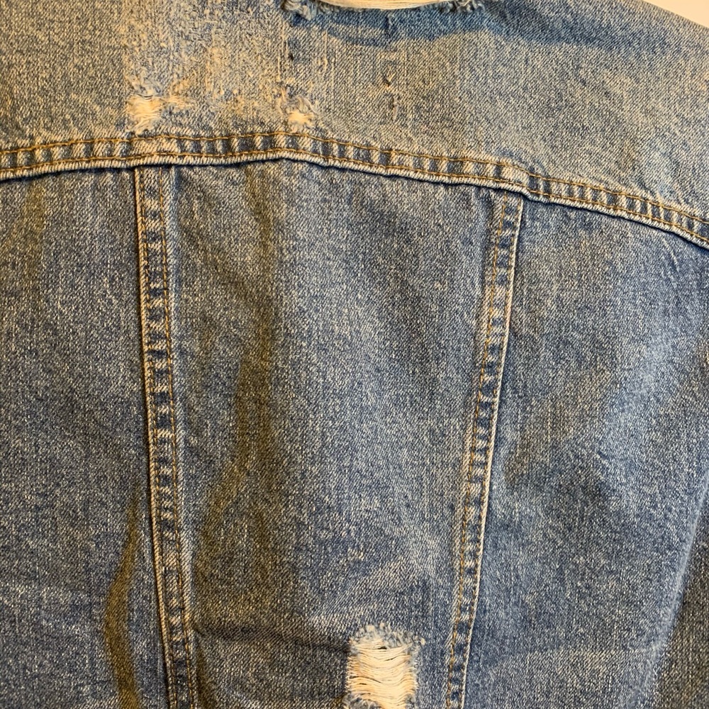 BDG Ripped Denim Jacket - Picture 3 of 5